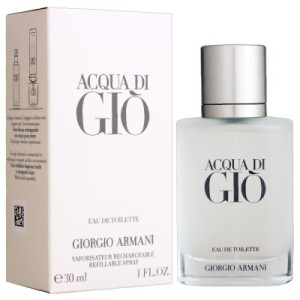 Giorgio Armani Acqua di Gio pour Homme 30 ml Eau de Toilette EDT Refilllable