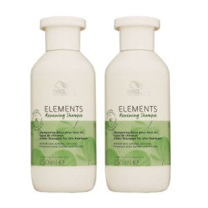 Wella Elements stärkendes Shampoo 2 x 250 ml für jedes Haar Feuchtigkeit