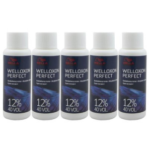 5 x 60 ml Wella Welloxon Perfect 12%