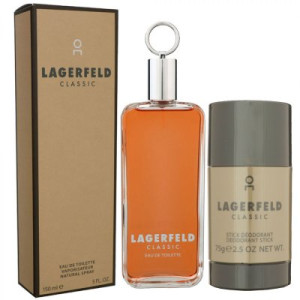 Karl Lagerfeld Classic 150 ml Eau de Toilette EDT & 75 ml Deo Stick