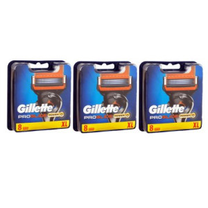 Gillette Pro Glide Power 3 x 8 Stück Rasierklingen XL