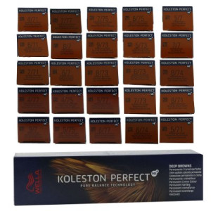 Wella Koleston Perfect Deep Browns 60 ml - 4/75 mittelbraun braun mahagoni