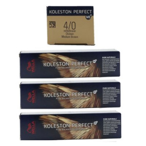 Wella Koleston 3 x 60 ml 4/0 mittelbraun