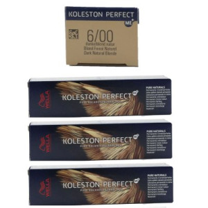Wella Koleston 3 x 60 ml 6/00 dunkelblond natur