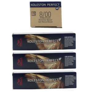 Wella Koleston 3 x 60 ml 8/00 hellblond natur