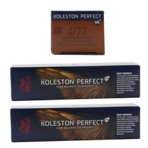 Wella Koleston 2 x 60 ml 4/77 mittelbraun braun-intensiv