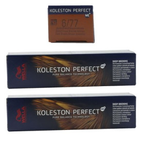 Wella Koleston 2 x 60 ml 6/77 dunkelblond braun-intensiv