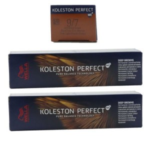 Wella Koleston 2 x 60 ml 9/7 lichtblond braun