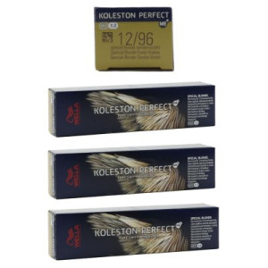 Wella Koleston 3 x 60 ml 12/96 Spezialblond cendre violett