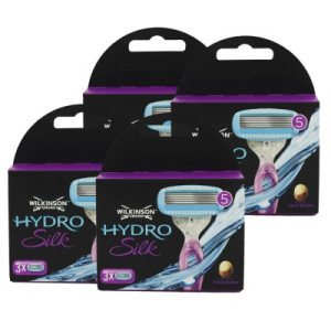Wilkinson Sword Hydro Silk 4 x 3 Rasierklingen