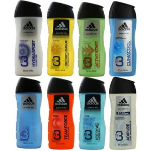 Adidas Duschgel Shower Gel 6 x 250 ml 3 in 1 Hair Body Face - Active Start NEW