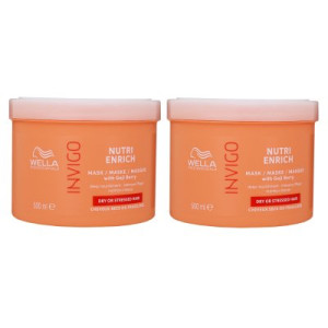 Wella Invigo Nutri Enrich 2 x 500 ml Haarmaske für trockenes Haar