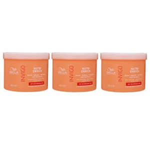 Wella Invigo Nutri Enrich 3 x 500 ml Haarmaske für trockenes Haar