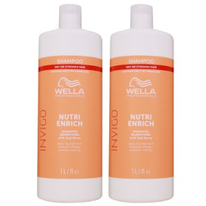 Wella Invigo Nutri Enrich 2 x 1000 ml Shampoo für trockenes Haar