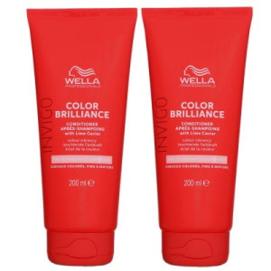 Wella Invigo Color Brilliance 2 x 200 ml Conditioner für feines normales Haar