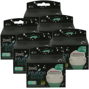 Wilkinson Intuition Sensitive Care 6 x 3 Rasierklingen Aloe + ProVitamin B5