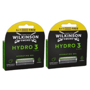 Wilkinson Sword Hydro 3 Skin Protection 2 x 4 + 1 Rasierklingen Aloe Vera