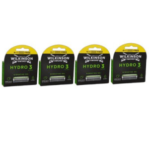 Wilkinson Sword Hydro 3 Skin Protection 4 x 4 + 1 Rasierklingen Aloe Vera