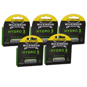 Wilkinson Sword Hydro 3 Skin Protection 5 x 4 + 1 Rasierklingen Aloe Vera