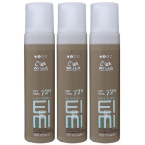 Wella Nutricurls Soft Twirl 3 x 200 ml Anti-Frizz-Schaum
