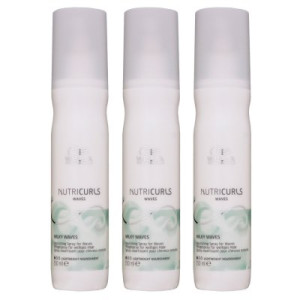 Wella Nutricurls Milky Waves Leave-In Pflegespray 3 x 150 ml