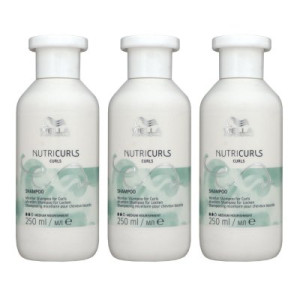 Wella Nutricurls Micellar Curls 3 x 250 ml Shampoo für welliges Haar