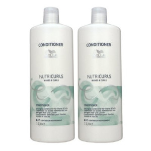 Wella Nutricurls Waves & Curls 2 x 1000 ml Conditioner welliges Haar Locken