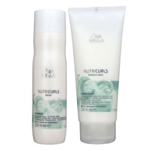 Wella Nutricurls Waves Shampoo 250 ml & Conditioner 200 ml