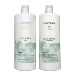 Wella Nutricurls 1000 ml Shampoo & 1000 ml Conditioner