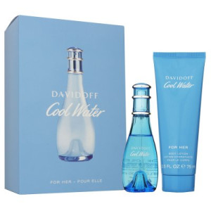 Davidoff Cool Water Woman 30 ml Eau de Toilette EDT & 75 ml Bodylotion Körperlotion Body Lotion