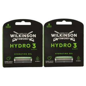Wilkinson Sword Hydro 3 Skin Protection 2 x 8 Rasierklingen Hydsrating Gel