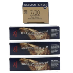 Wella Koleston 3 x 60 ml 7/00 mittelblond natur