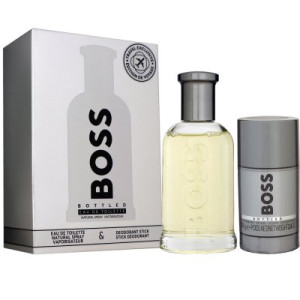 Hugo Boss Bottled 100 ml Eau de Toilette EDT & 75 ml Deostick Deo Stick