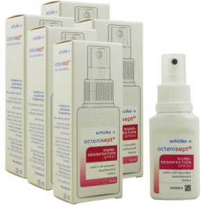 Schülke octenisept Wund-Desinfektion 5 x 50ml Antiseptikum Behandlung von Wunden