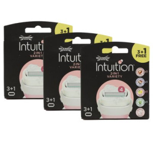 Wilkinson Sword Intuition 3 x 3 + 1 Summer Variety 4 Rasierklingen Damen Rasierer