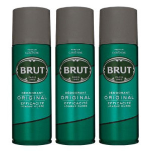 Brut Original 3 x 200 ml Deodorant Deo Spray