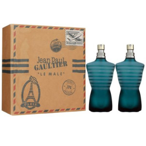 Jean Paul Gaultier Le Male 2 x 40 ml Eau de Toilette EDT Travel Herren Duft
