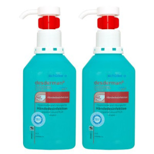 Schülke desderman 2 x 500 ml Hyclick Desinfektionsmittel
