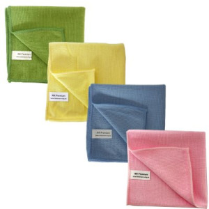 Microfasertuch RR Premium 35 x 35 cm 10 Stück - Rot
