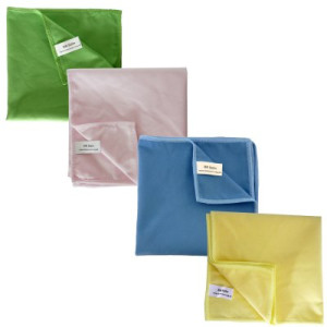Microfasertuch RR Satin 40 x 40 cm 10 Stück - Grün