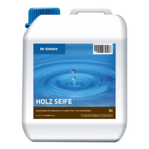 Dr. Schutz Holzseife 5 Liter Wischpflegemittel für geölt und gewachste Holzböden Kanister