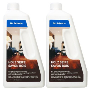 Dr. Schutz Holzseife 2 x 750 ml Pflegemittel für geölte und gewachste Holzböden