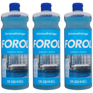 Dr. Schnell Forol 3 x 1 Liter Universalreiniger Konzentrat