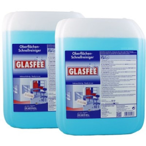 Dr. Schnell Glasfee 2 x 10 Liter Glasreiniger Oberflächen-Schnellreiniger