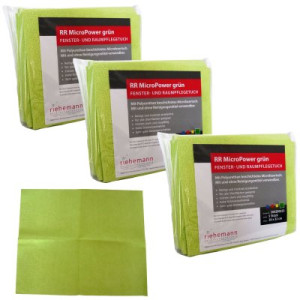 RR Micro Power Grün 3 x 5 Stück Fenster und Raumpflegetuch 38 x 32cm