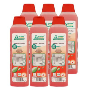 Tana Green Care SANET Zitrotan 6 x 1 Liter Saurer Sanitärreiniger