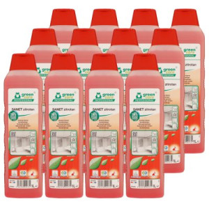 Tana Green Care SANET Zitrotan 12 x 1 Liter Saurer Sanitärreiniger