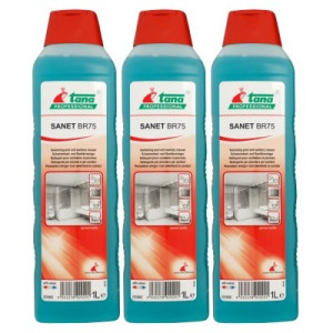 Tana SANET BR 75 3 x 1 Liter Schwimmbad- und Sanitärreiniger
