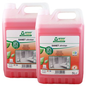 Tana Green Care SANET Zitrotan 2 x 5 L Saurer Sanitärreiniger Unterhalt Reiniger