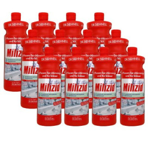 Dr. Schnell Milizid Shine 12 x Liter 3 Phasen Sanitärreiniger und Kalklöser